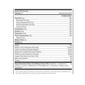 015 Intra Nutrition Label