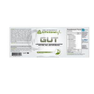 Lifeline Gut Nutrition Label