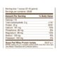 NutraBio Grass-fed ISO Label