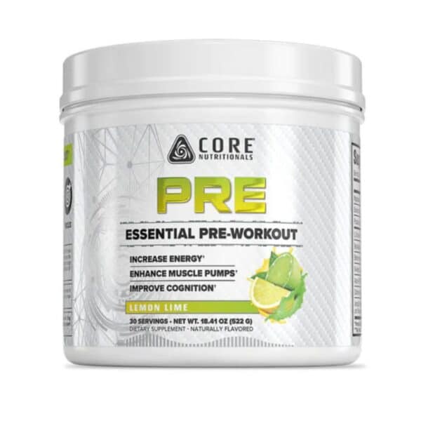 Core Nutritionals Pre Lemon Lime Core Nutritionals Pre Lemon Lime