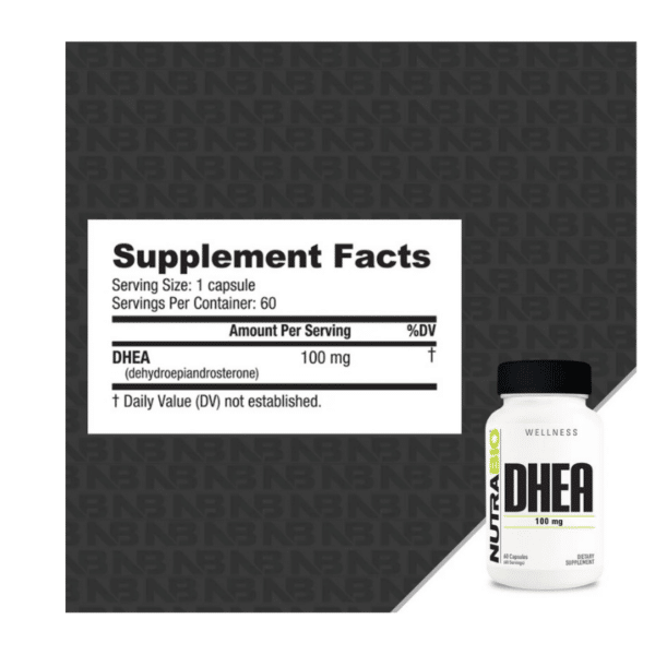 NutraBio DHEA (label) NutraBio DHEA (label)